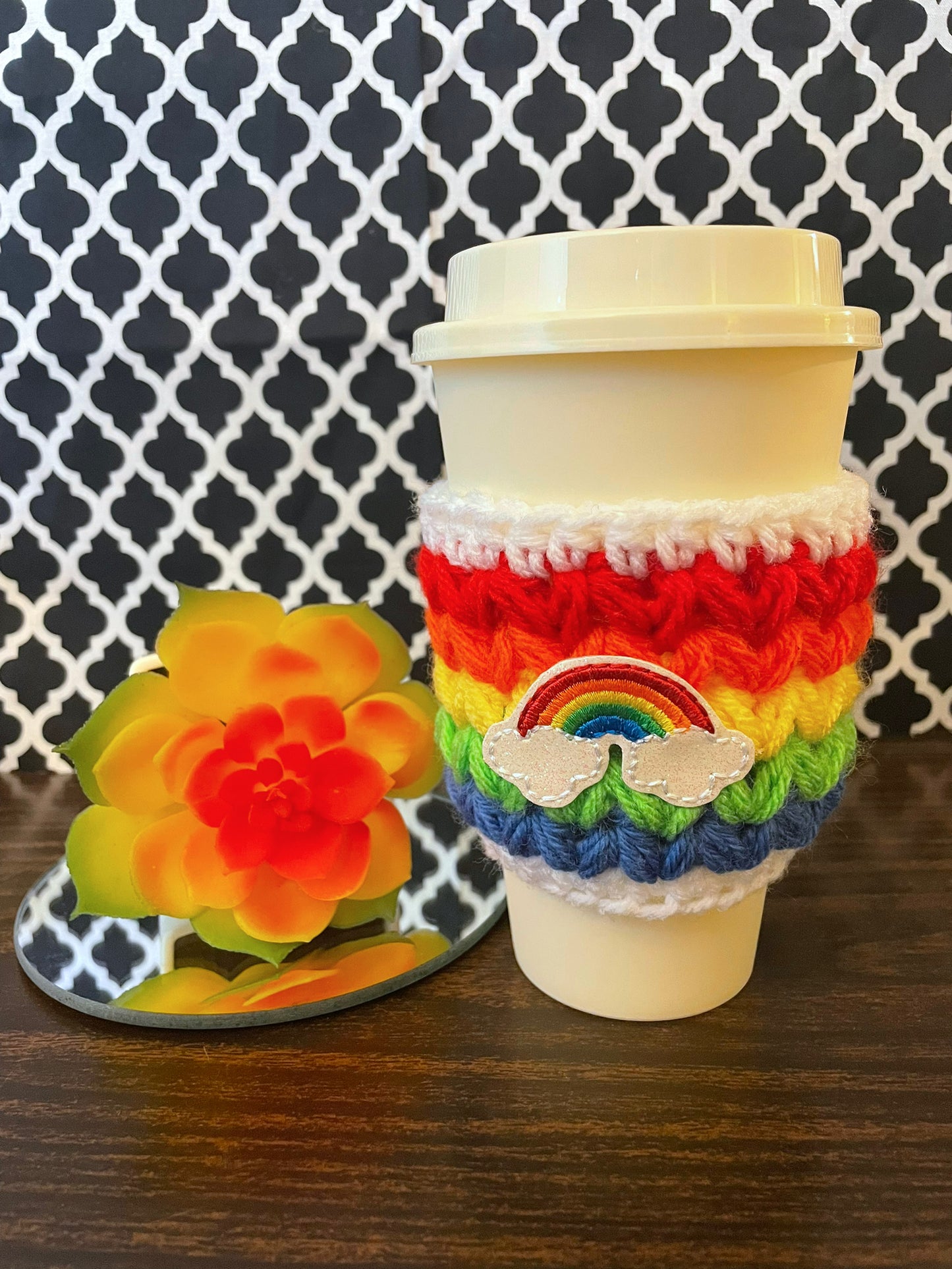 Rainbow Brights Cup Cozy