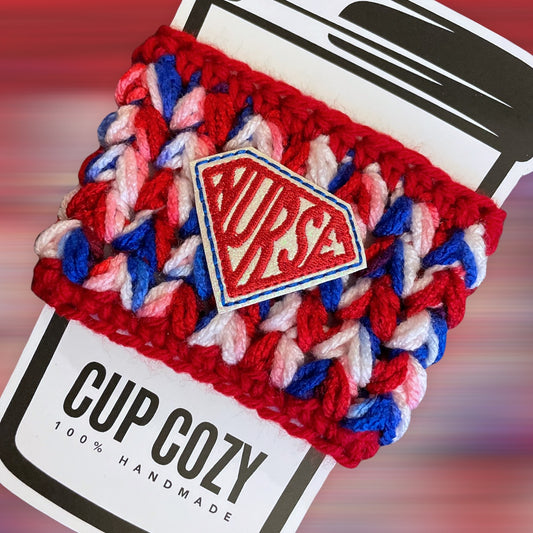 Superhero Nurse Cup Cozy