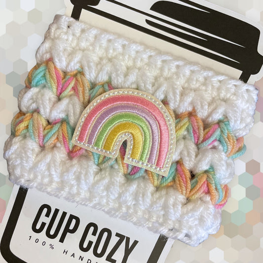 Rainbow Pastels Cup Cozy