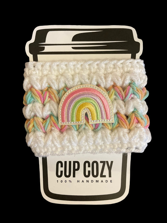 Rainbow Pastels Cup Cozy