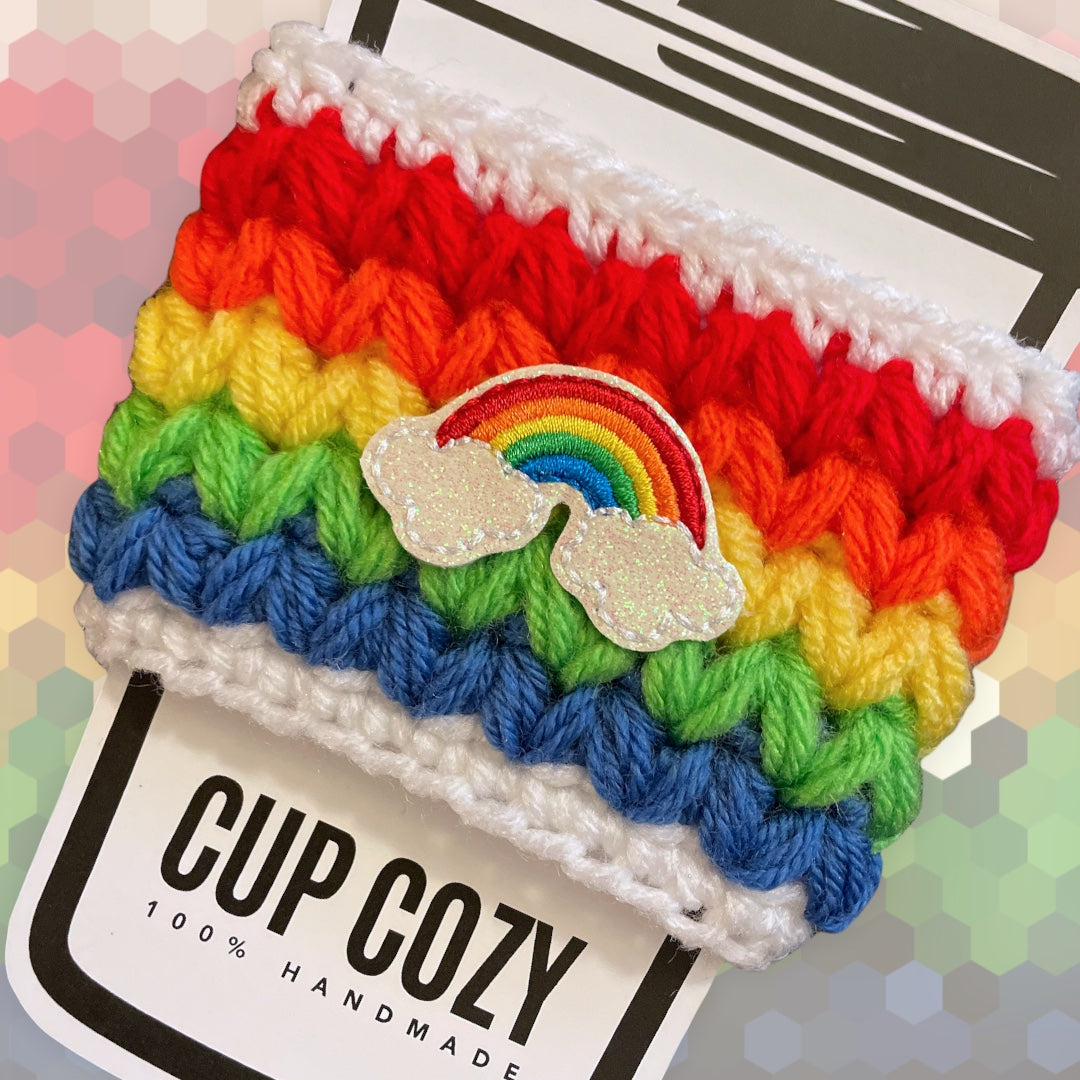 Rainbow Brights Cup Cozy