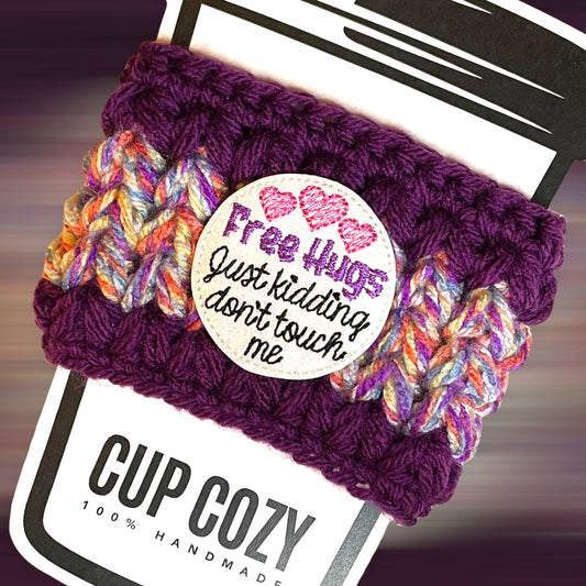 Free Hugs Cup Cozy
