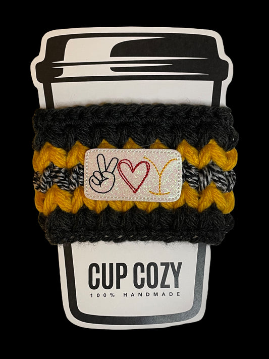 Peace Love Yellowstone Cup Cozy