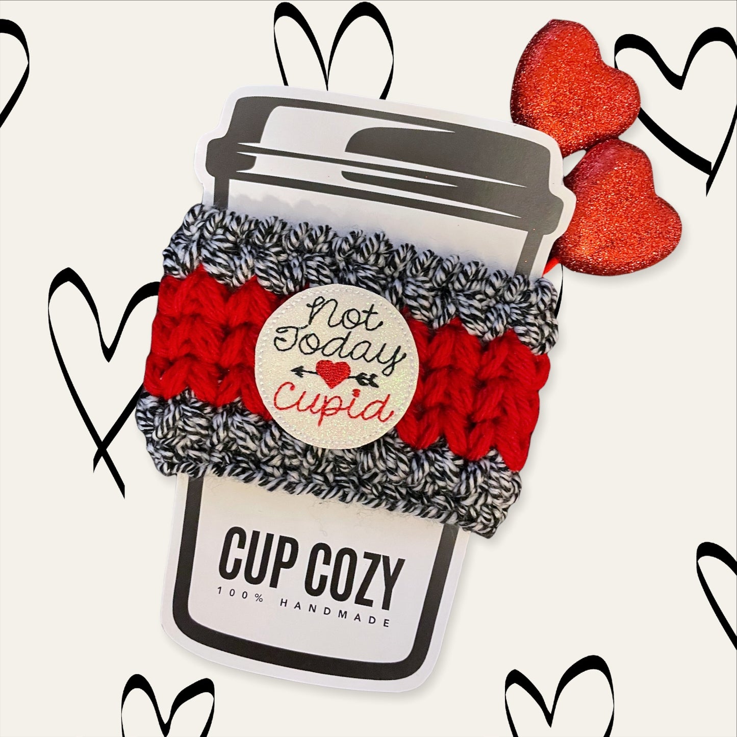 Not Today Cupid Cup Cozy