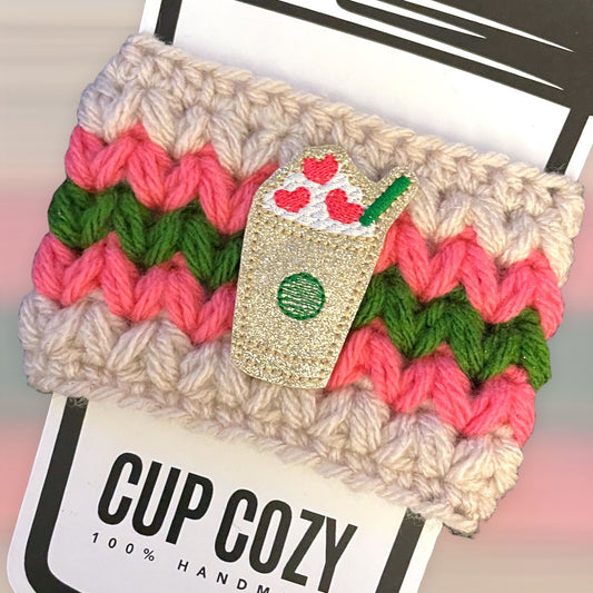 Valentine's Day Frap Cup Cozy