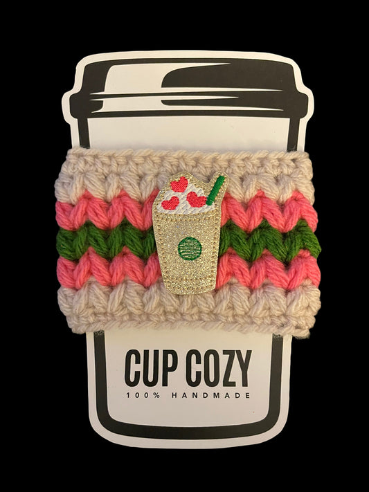 Valentine's Day Frap Cup Cozy