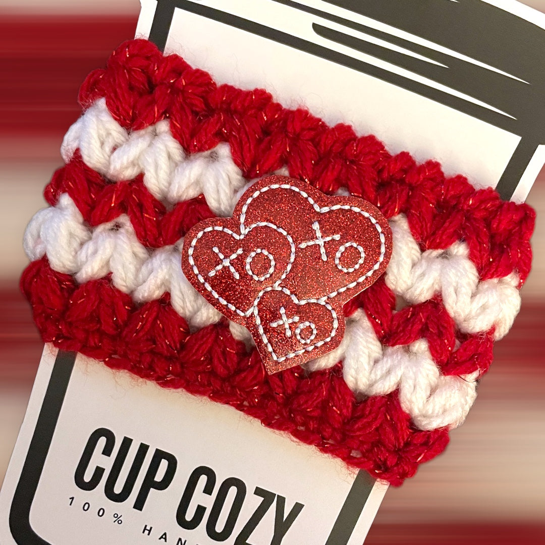 XOXO Hearts Cup Cozy