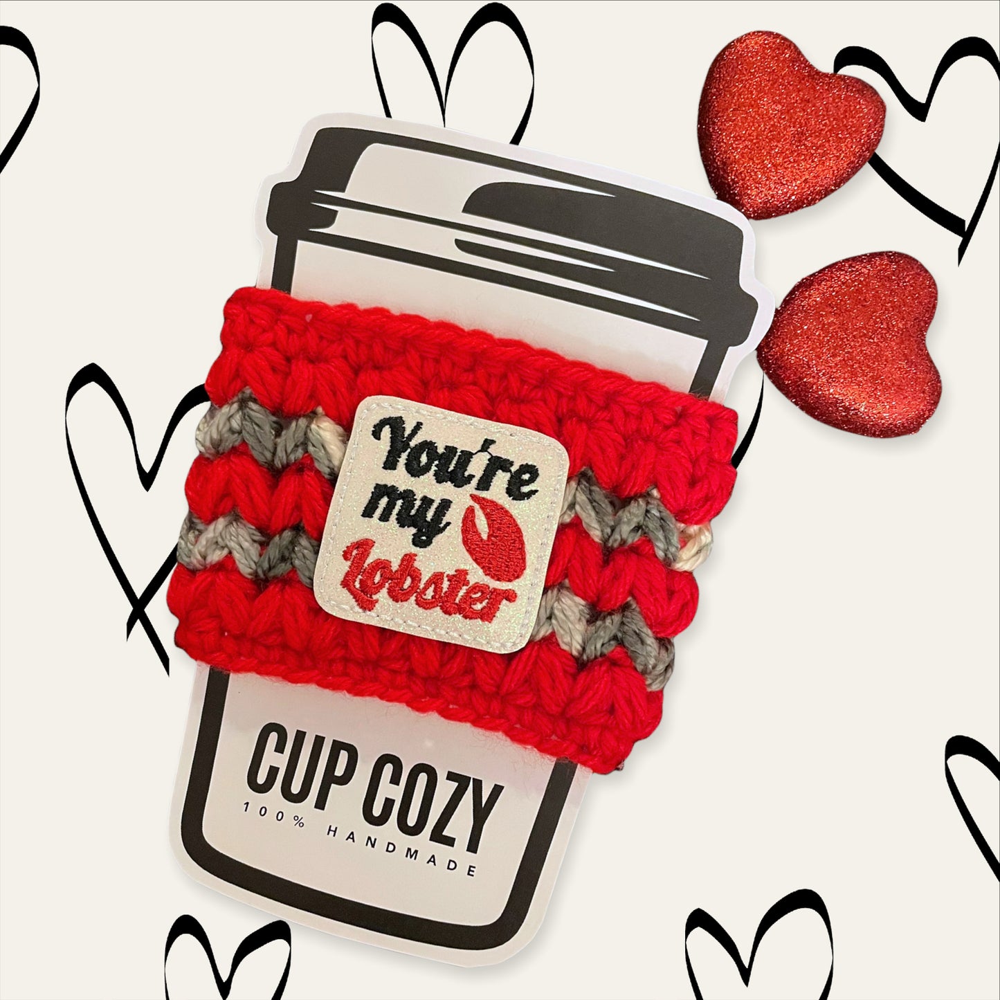 You're My Lobster Cup Cozy