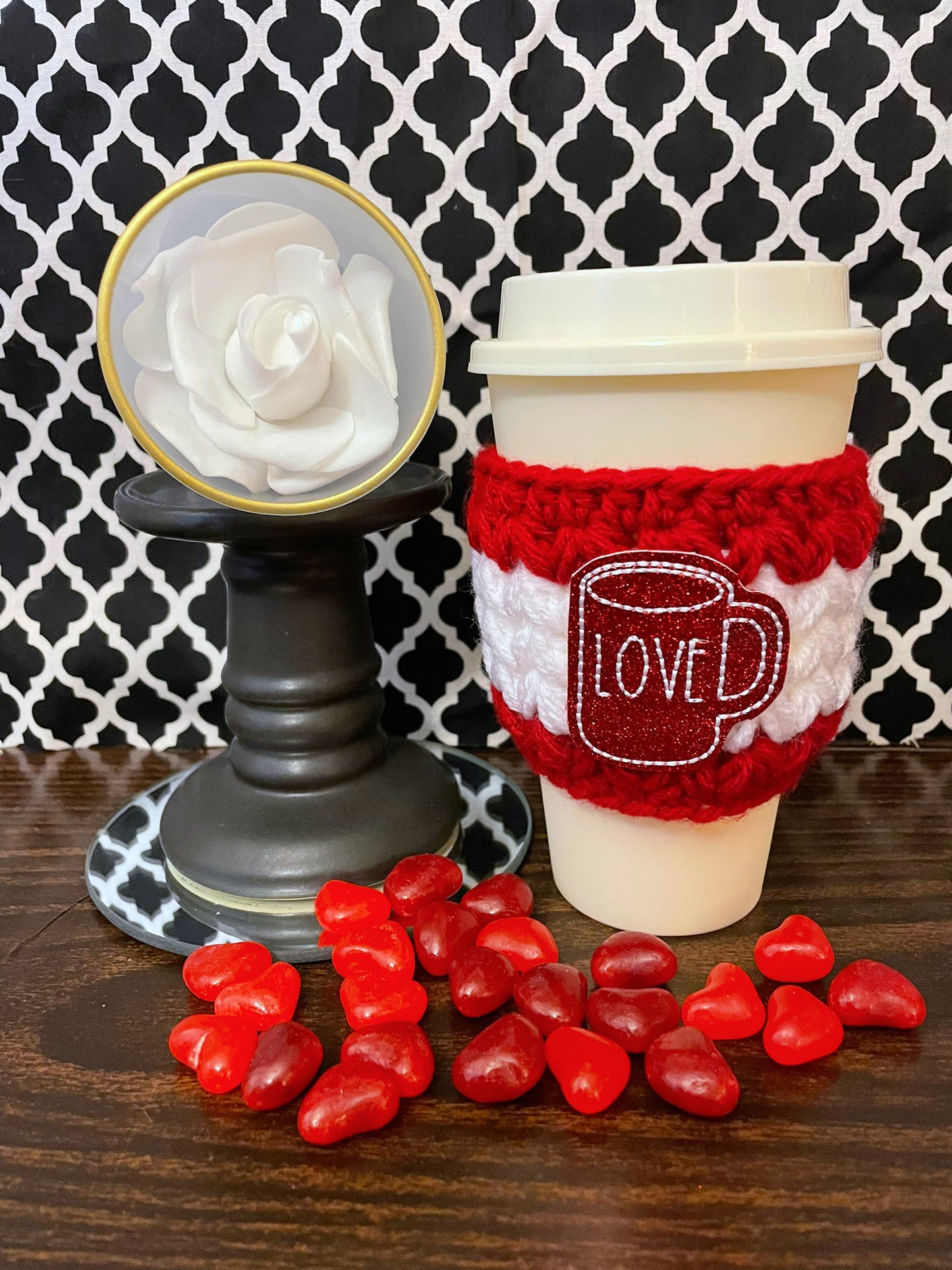 Red Love Cup Cozy